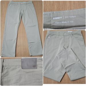 Adriano Goldschmied Everett Airluxe Slim Straight Pants in Dry Dust 33X28 Flaw🚨